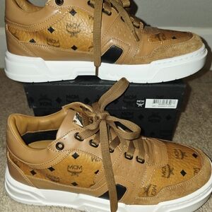 MCM Skyward Visetos Low Sneakers